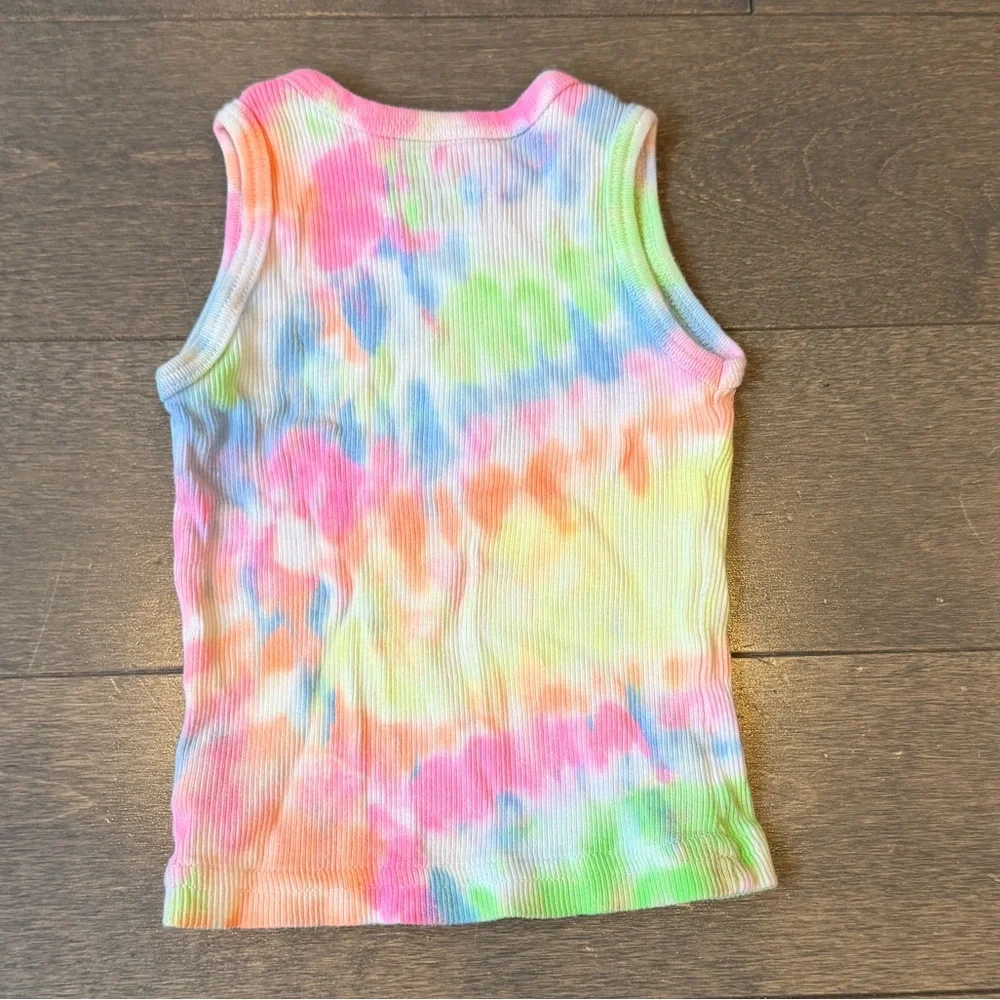 Designer Rock & Candy Girls' Tie-Dye Smile Tank - Picture 6 of 6